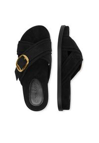 Guess Jeans Klapki CEO-HY1001-6 Czarny. Kolor: czarny. Materiał: materiał #2