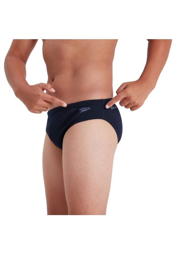 Slipy kąpielówki dla dzieci Speedo Eco End. Kolor: czarny, niebieski. Materiał: poliester, lycra