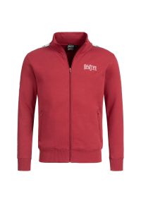 Bluza zapinana na zamek błyskawiczny Benlee Cuningham. Kolor: czerwony. Sport: fitness #1