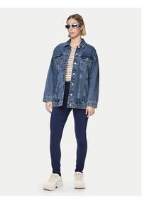 Pieces Jegginsy 17080560 Granatowy Skinny Fit. Kolor: niebieski #4