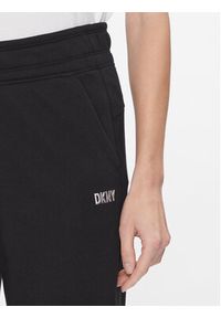 DKNY Sport Spodnie dresowe DP3P3406 Czarny Wide Leg. Kolor: czarny. Materiał: bawełna, syntetyk