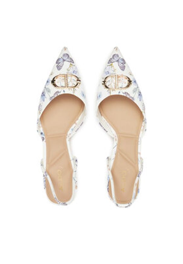 Aldo Sandały Delicate 13918900 Biały. Kolor: biały. Materiał: skóra