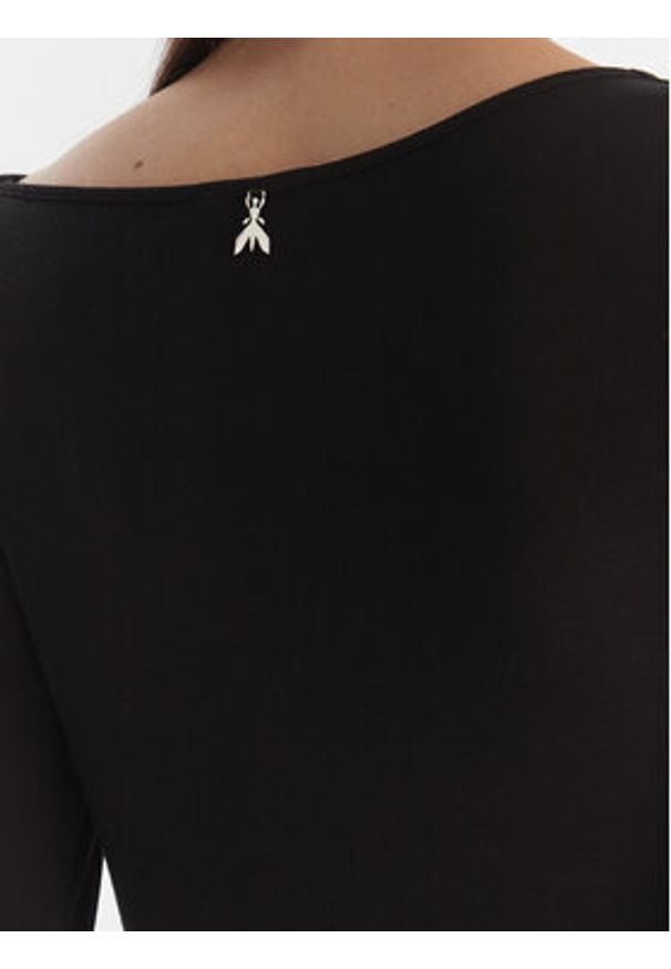 Patrizia Pepe Bluzka 2M4479/J337-K103 Czarny Regular Fit. Kolor: czarny. Materiał: wiskoza