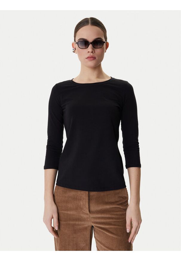 Weekend Max Mara Bluzka Multia 2615971011 Czarny Regular Fit. Kolor: czarny. Materiał: bawełna