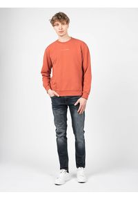 Pepe Jeans Bluza "David" | PM582169 | David | Mężczyzna | Czerwony, Pomarańczowy. Okazja: na co dzień. Kolor: wielokolorowy, pomarańczowy, czerwony. Materiał: bawełna. Wzór: nadruk. Styl: casual