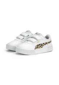 Buty Dziecięce Puma Carina 2.0 Animal. Kolor: biały, wielokolorowy, beżowy, czarny