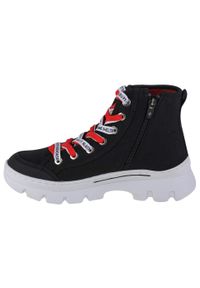 skechers - Buty do chodzenia damskie Skechers Rolling Stones Roadies Surge Lick It. Zapięcie: zamek. Kolor: czarny, wielokolorowy. Materiał: materiał. Szerokość cholewki: normalna. Sport: turystyka piesza