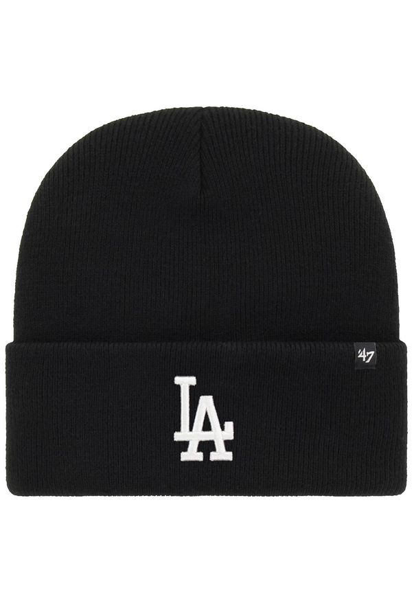 Męska czapka 47 Brand MLB Los Angeles Dodgers Haymaker Hat. Kolor: czarny. Materiał: akryl. Sezon: zima. Styl: sportowy