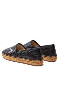 Love Moschino - LOVE MOSCHINO Espadryle JA10582G0IIE0000 Czarny. Kolor: czarny. Materiał: skóra #4