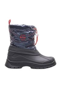 Śniegowce Lee Cooper Jr LCJ-23-44-2000K czarne. Okazja: na co dzień. Kolor: czarny. Materiał: syntetyk, materiał. Sezon: jesień, zima. Styl: casual #1