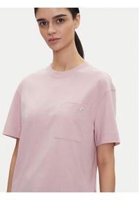 Lee T-Shirt Pocket 112363619 Fioletowy Relaxed Fit. Kolor: fioletowy. Materiał: bawełna #5