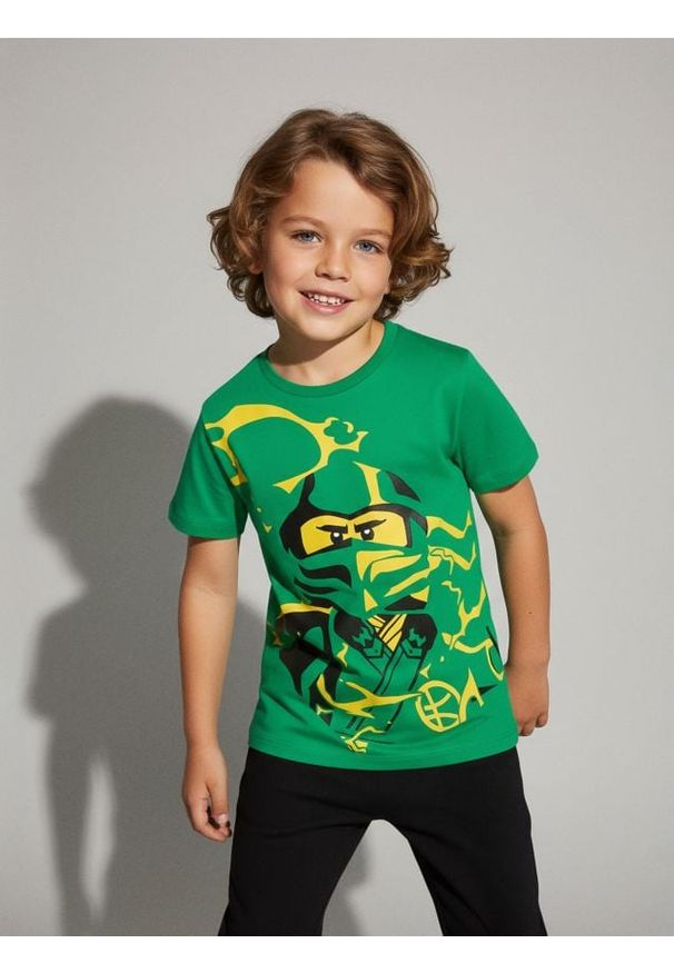 Sinsay - Koszulka Lego Ninjago - zielony. Kolor: zielony