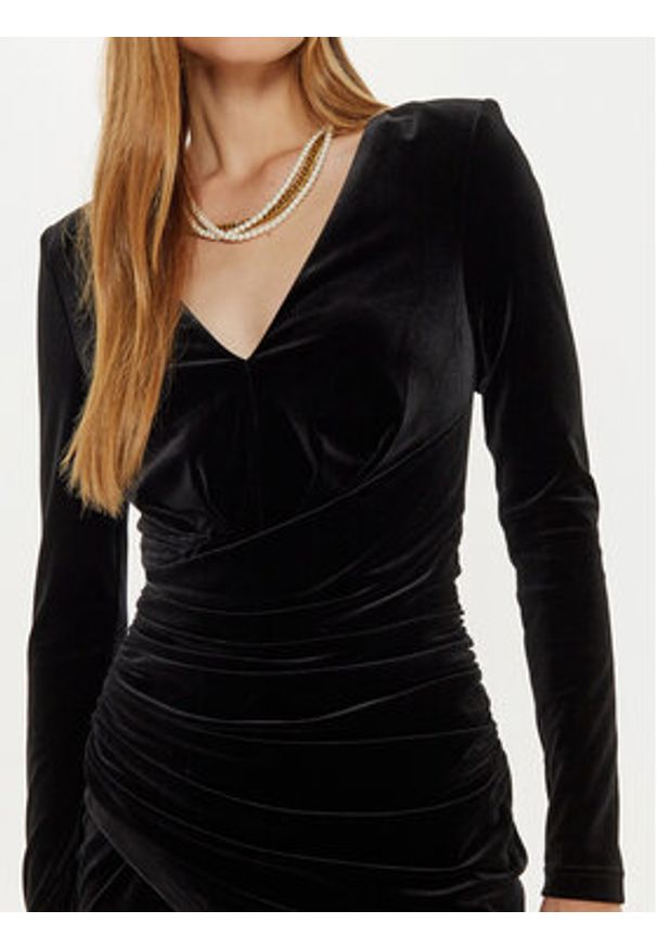 Marciano Guess Sukienka wieczorowa 4BGK20 6273A Czarny Regular Fit. Kolor: czarny. Materiał: syntetyk. Styl: wizytowy