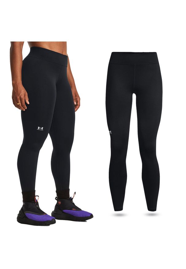 Legginsy termoaktywne damskie Under Armour ColdGear Authentics ocieplane. Kolor: czarny