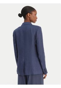 Weekend Max Mara Marynarka Nalut 2615041072 Granatowy Regular Fit. Kolor: niebieski. Materiał: len #5