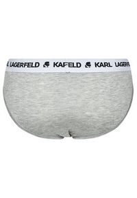 Karl Lagerfeld - KARL LAGERFELD Figi klasyczne Logo Hipsters 211W2106 Szary. Kolor: szary. Materiał: lyocell #3