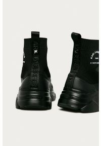 Karl Lagerfeld - Buty KL51641.K0X. Nosek buta: okrągły. Zapięcie: sznurówki. Kolor: czarny. Materiał: guma #4