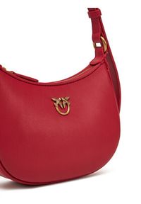 Pinko - PINKO Torebka Half Moon Baby AI 24-25 PLTT 103538 A0F1 Czerwony. Kolor: czerwony. Materiał: skórzane #5