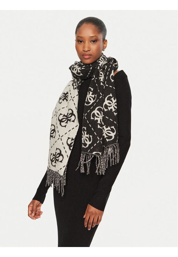 Guess Szal AW5217 VIS03 Czarny. Kolor: czarny. Materiał: materiał
