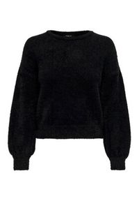 only - ONLY Sweter 15235973 Czarny Regular Fit. Kolor: czarny. Materiał: syntetyk #6