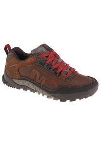 Buty trekkingowe męskie Merrell Annex Trak. Zapięcie: sznurówki. Kolor: brązowy. Materiał: materiał, skóra, syntetyk. Szerokość cholewki: normalna #1