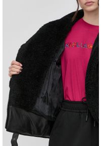 Karl Lagerfeld kurtka 220W1501 damska kolor czarny przejściowa oversize. Kolor: czarny. Materiał: materiał #6
