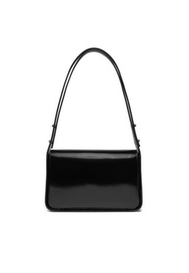 Calvin Klein Torebka Block Ew Flap Shoulderbag25 S K60K611833 Czarny. Kolor: czarny. Materiał: skórzane