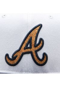 47 Brand Czapka z daszkiem MLB Atlanta Braves Corkscrew '47 CAPTAIN B-CORKS01WBP-WH Biały. Kolor: biały. Materiał: materiał #3