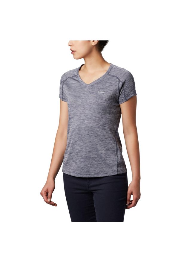 columbia - Koszulka Damska Columbia Zero Rules Short Sleeve T-Shirt. Kolor: wielokolorowy, niebieski, zielony