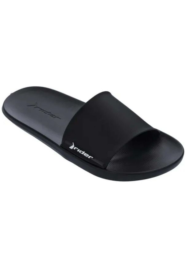 Rider - Klapki basenowe męskie RIDER Speed Slide AD. Okazja: na plażę. Kolor: czarny. Styl: sportowy