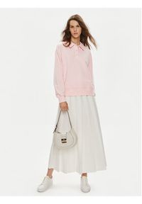 Gina Tricot Bluza 24234 Różowy Regular Fit. Kolor: różowy. Materiał: bawełna #5