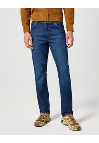 Wrangler - WRANGLER MĘSKIE SPODNIE JEANSOWE TEXAS SLIM MIDNIGHT HAZE 112356811 W12S008856