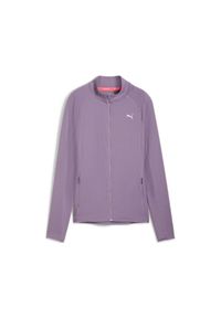 Sweter damski z zamkiem błyskawicznym Puma For Her Ribbed. Kolor: fioletowy. Sport: bieganie #1