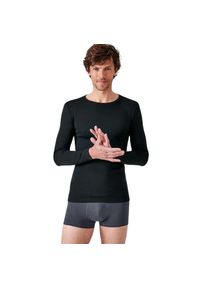 DAMART - Koszulka z długim rękawem z okrągłym dekoltem Damart Thermolactyl. Kolor: czarny. Długość rękawa: długi rękaw. Długość: długie #1