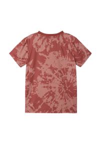 Reima t-shirt dziecięcy Vauhdikas kolor czerwony wzorzysty. Okazja: na co dzień. Kolor: czerwony. Materiał: dzianina, materiał. Styl: casual