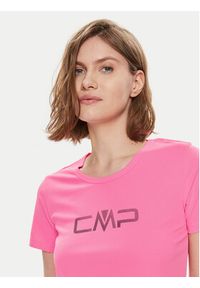 CMP Koszulka techniczna 39T5676P Różowy Regular Fit. Kolor: różowy. Materiał: syntetyk #5