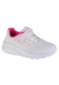 skechers - Skechers Uno Lite, Biały. Kolor: różowy, wielokolorowy, biały. Sport: turystyka piesza