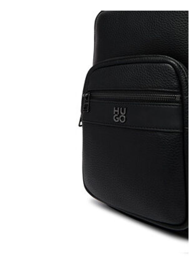 Hugo - HUGO Plecak Quantic 50547451 Czarny. Kolor: czarny. Materiał: skóra