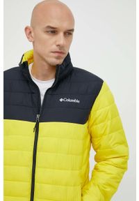 columbia - Columbia kurtka sportowa Powder Lite Jkt kolor żółty 1698001. Kolor: żółty. Materiał: syntetyk, materiał, puch. Technologia: Omni-Heat (Columbia) #2