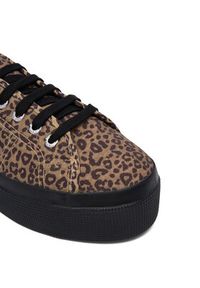 Superga Tenisówki 3790 Platform S8145YW Brązowy. Kolor: brązowy. Materiał: materiał. Obcas: na platformie #4