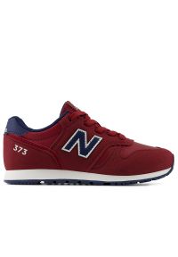 Buty New Balance YC373VK2 - bordowe. Okazja: na uczelnię, na co dzień. Kolor: czerwony. Materiał: materiał, syntetyk, guma. Szerokość cholewki: normalna. Model: New Balance 373