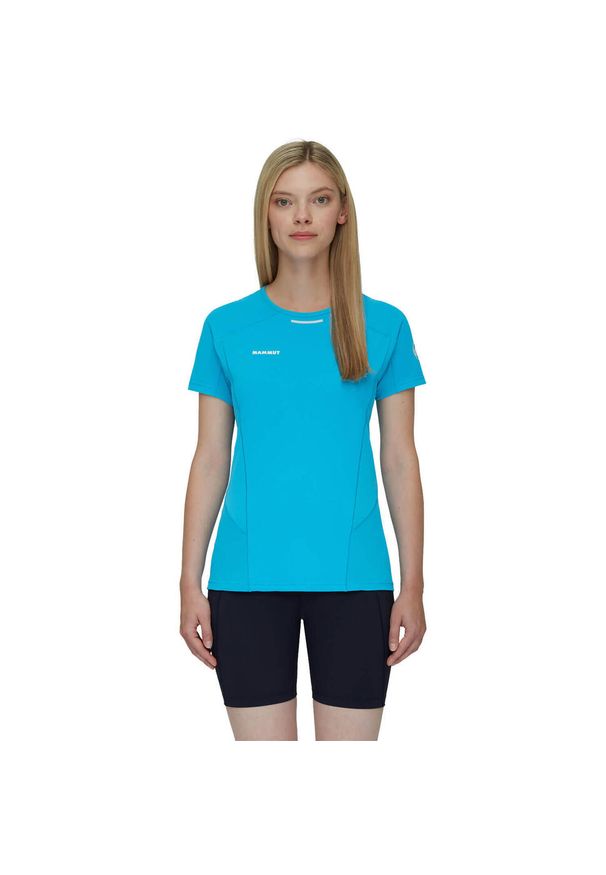 Koszulka szybkoschnąca damska Mammut Aenergy FL T-Shirt. Kolor: niebieski