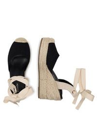 DeeZee Espadryle WS2509-001 Czarny. Kolor: czarny. Materiał: materiał #4