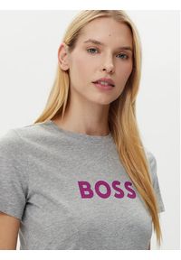 BOSS T-Shirt C_Elogo_5 50501139 Szary Regular Fit. Kolor: szary. Materiał: bawełna #2