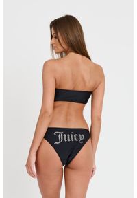 Juicy Couture - JUICY COUTURE Czarny strój kąpielowy Ariel Bandeau Bikini Set. Kolor: czarny #2