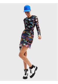 Desigual Spódnica mini MONSIEUR CHRISTIAN LACROIX Party 22WWFK04 Kolorowy Slim Fit. Materiał: syntetyk. Wzór: kolorowy #3