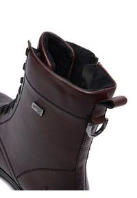 Remonte Trzewiki CEO-D2S73-35 Bordowy. Kolor: czerwony. Materiał: skóra #3