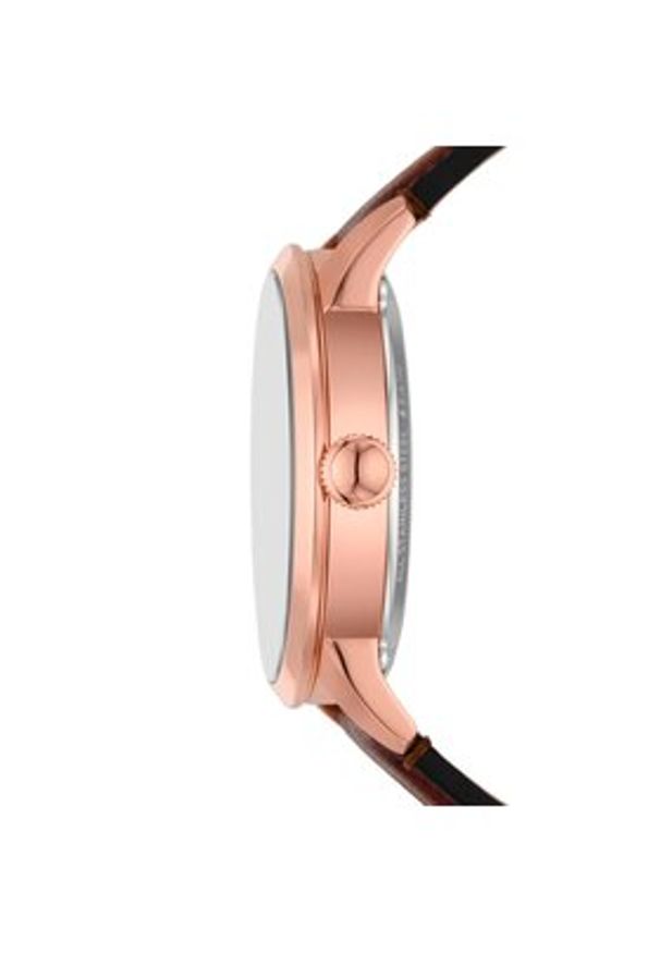 Fossil Zegarek Townsman ME3259 Brązowy. Kolor: brązowy