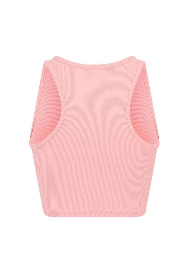 Urban Classics - Top W Prążki Dla Kobiet (zestaw 2 Sztuk). Kolor: brązowy, różowy, wielokolorowy. Wzór: prążki. Sport: turystyka piesza