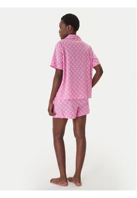 DKNY Piżama YI80108 Różowy Regular Fit. Kolor: różowy. Materiał: bawełna #3